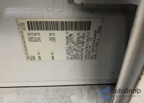 2009 Nissan Altima 2.5 S from USA, damaged, VIN 1N4AL21E79N538217